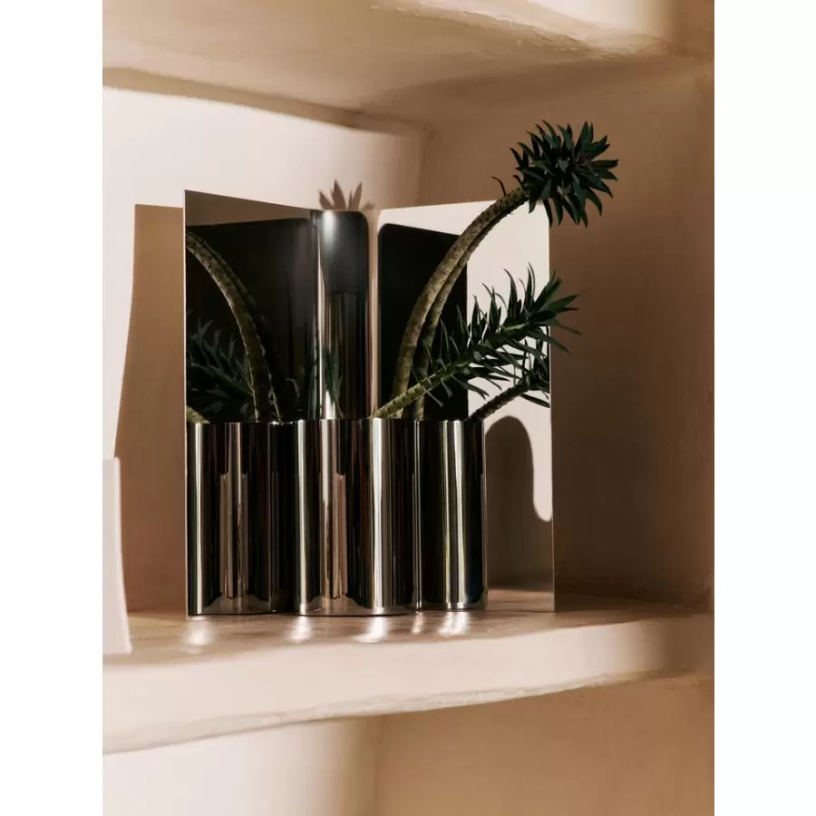 ferm LIVING - Vase Eddy, Rustfrit stål