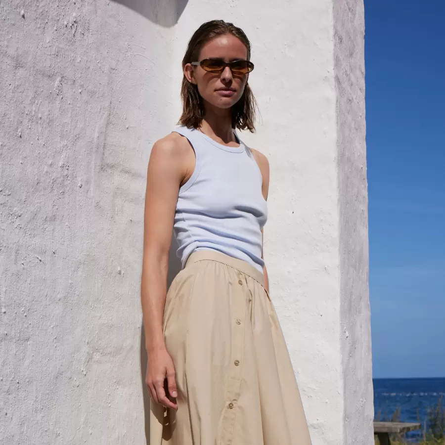 esmé studios - Blossom Tank Top, Halogen blue