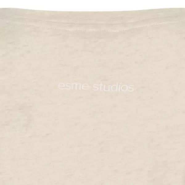 esmé studios - Hoyo SS T-shirt, Oatmeal