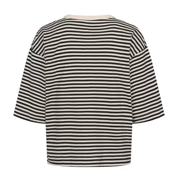 esmé studios - Signe Boxy T-shirt Black Stripe