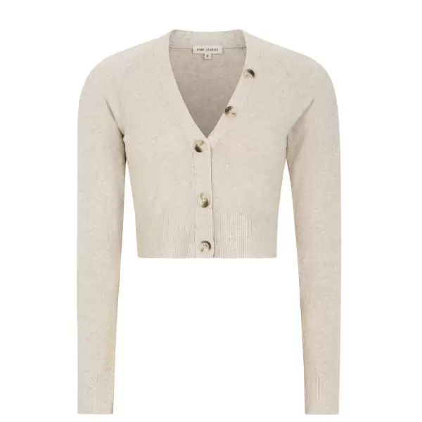 esmé studios - Rim Knit Cardigan, Sand