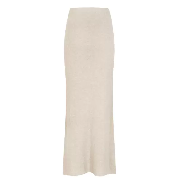esmé studios - Rim Knit Nederdel,Sand