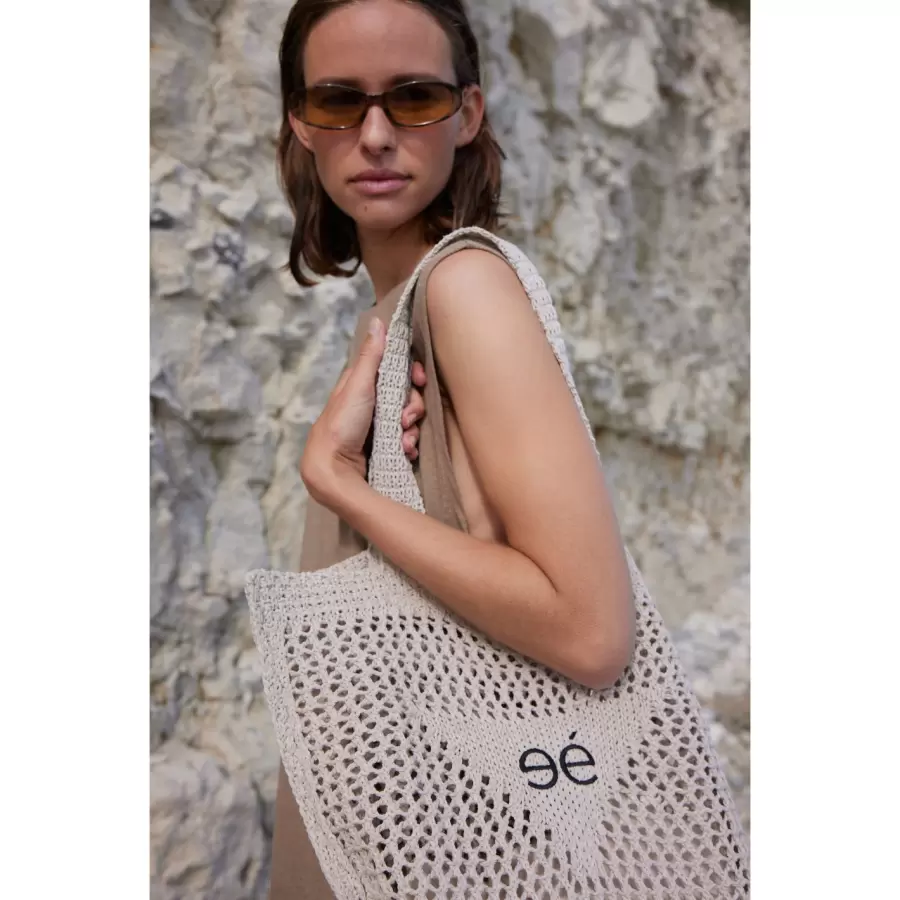 esmé studios - Lily Knit bag, Pure