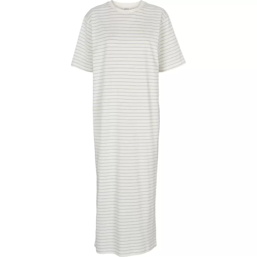 Basic Apparel - Raja Striped Dress, Quiet Harbor