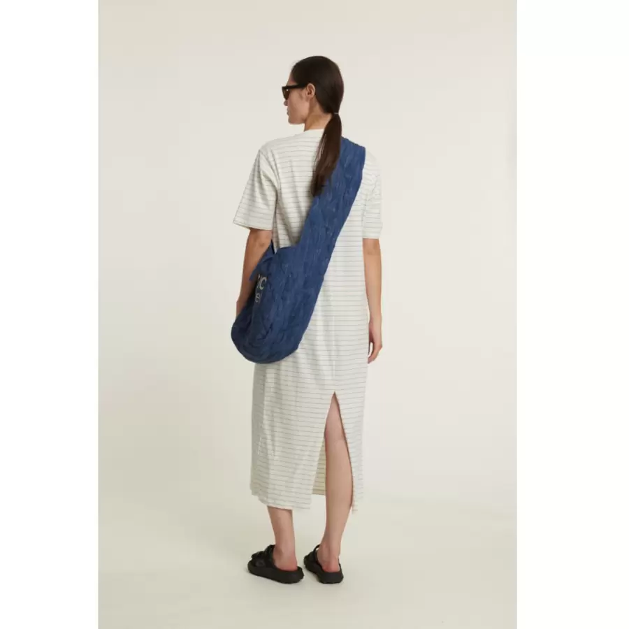 Basic Apparel - Raja Striped Dress, Quiet Harbor