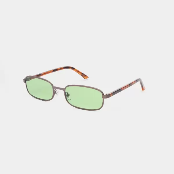 A.Kjærbede - Solbrille Noah, Matte Gun Metal Havana
