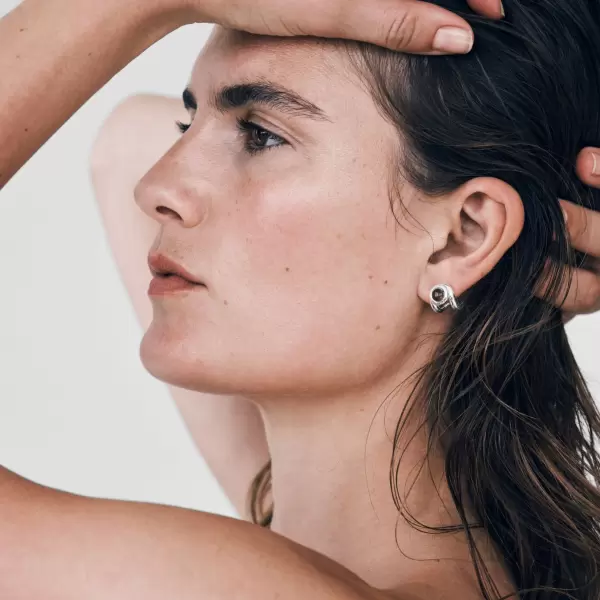 Trine Tuxen - Ørering Gem, Sølv 1 stk.