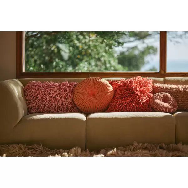 HK living - Rugged woolen cushion cherry red (50x50cm)