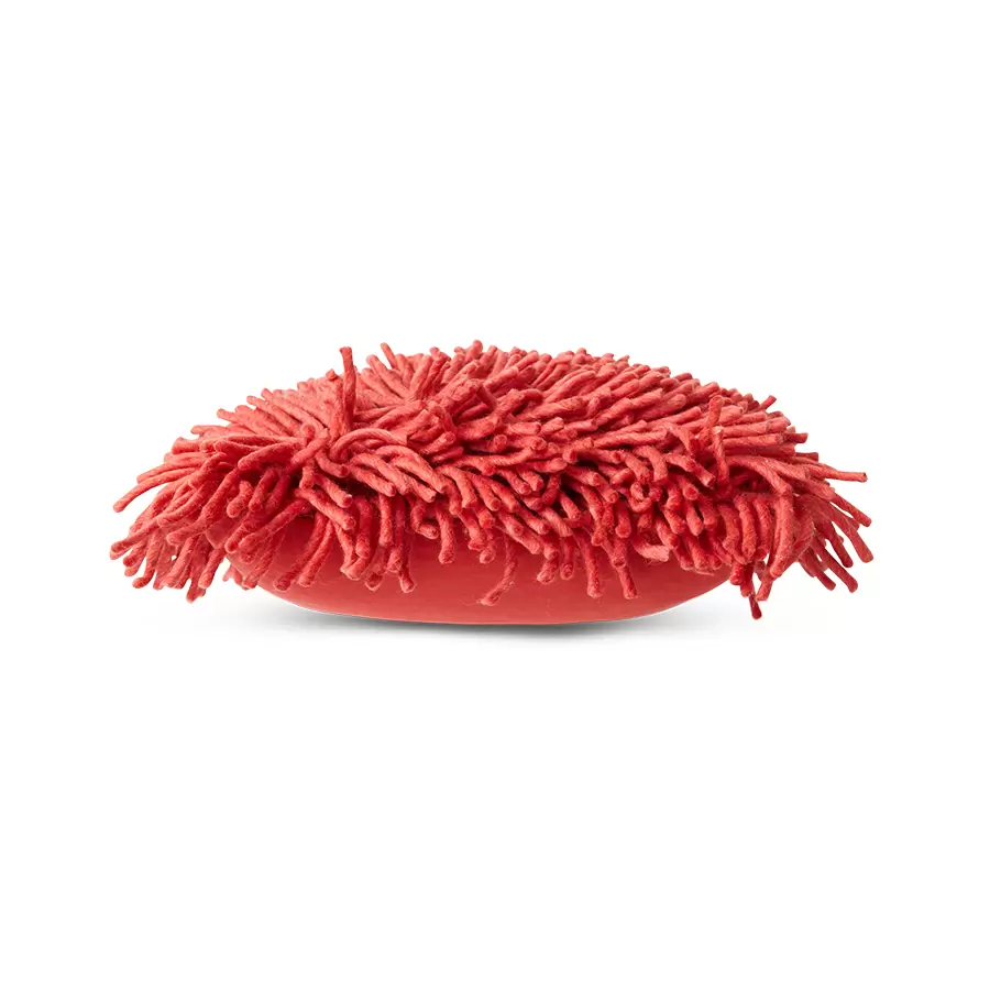HK living - Rugged woolen cushion cherry red (50x50cm)