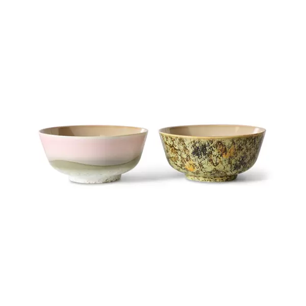 HK living - 70s ceramics: ramen bowl, ascend (set of 2)