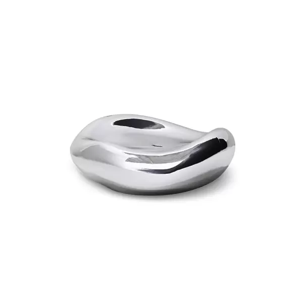 HK living - Gleam glass bowl, chrome