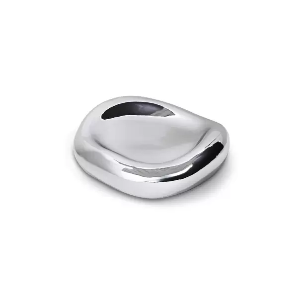 HK living - Gleam glass bowl, chrome
