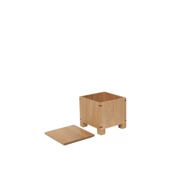 ferm LIVING - Bon Garlic Box, hvidløgsopbevaring - Natural Oak