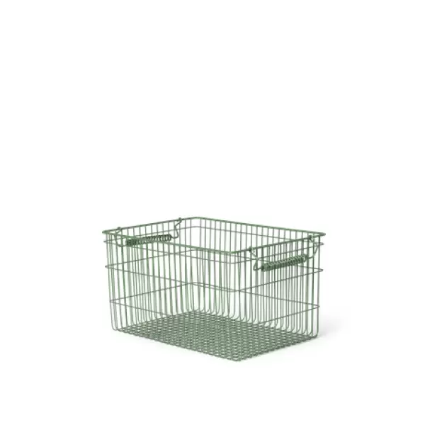 ferm LIVING - 2 Stabelbare kurve Cala, Verdant Green