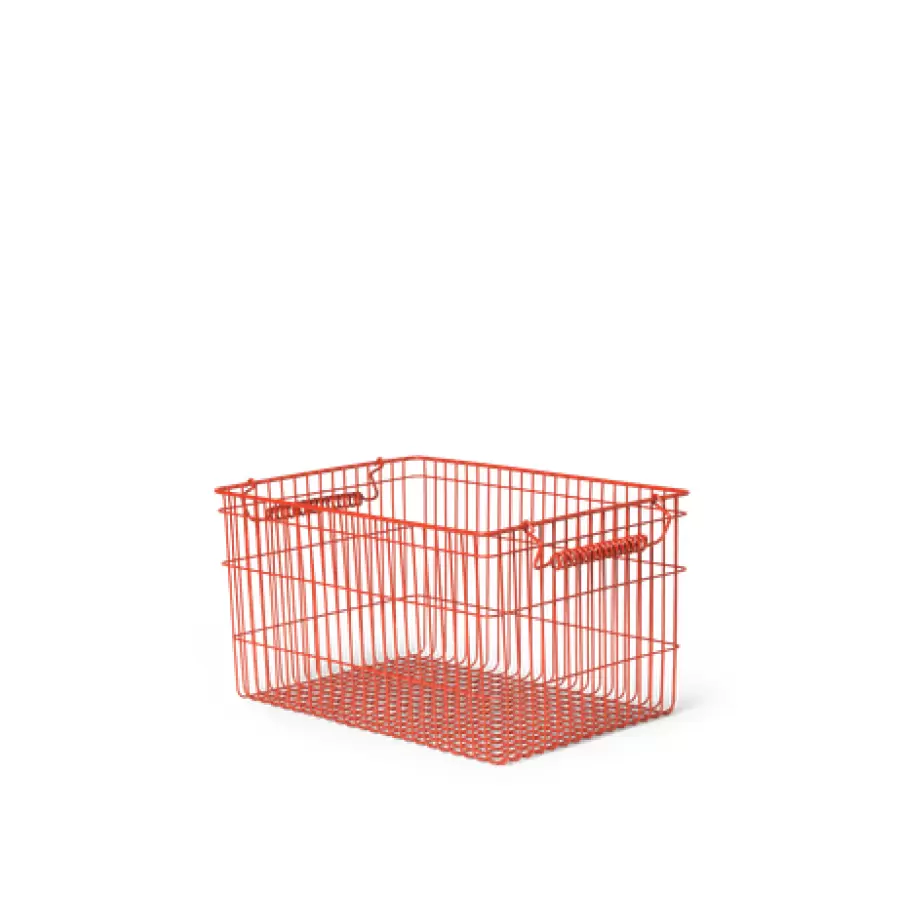 ferm LIVING - 2 Stabelbare kurve Cala, Poppy Red