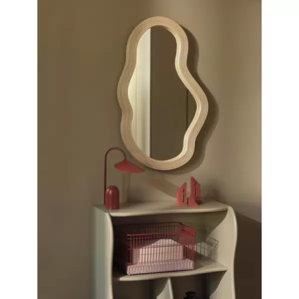 ferm LIVING - Stabelbare kurve, Cala, 2 i sæt, Poppy Red