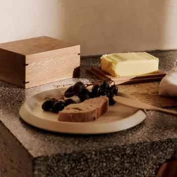 Ferm Living - Smørskål Bon, Eg Natur Ferm Living - Smørskål Bon, Eg Natur