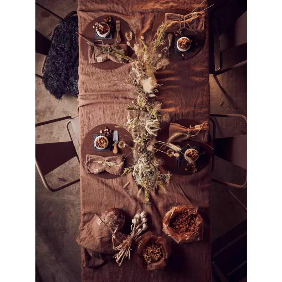 Lovely Linen - Hørdug, 145x380 cm., vælg farve