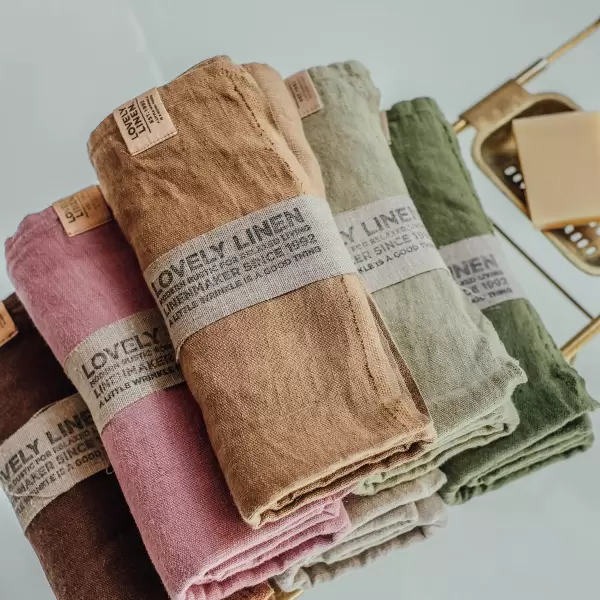 Lovely Linen - Hør Gæstehåndklæde til køkken el. bad (Lovely)
