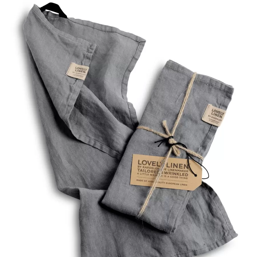 Lovely Linen - Hør Gæstehåndklæde til køkken el. bad (Lovely)