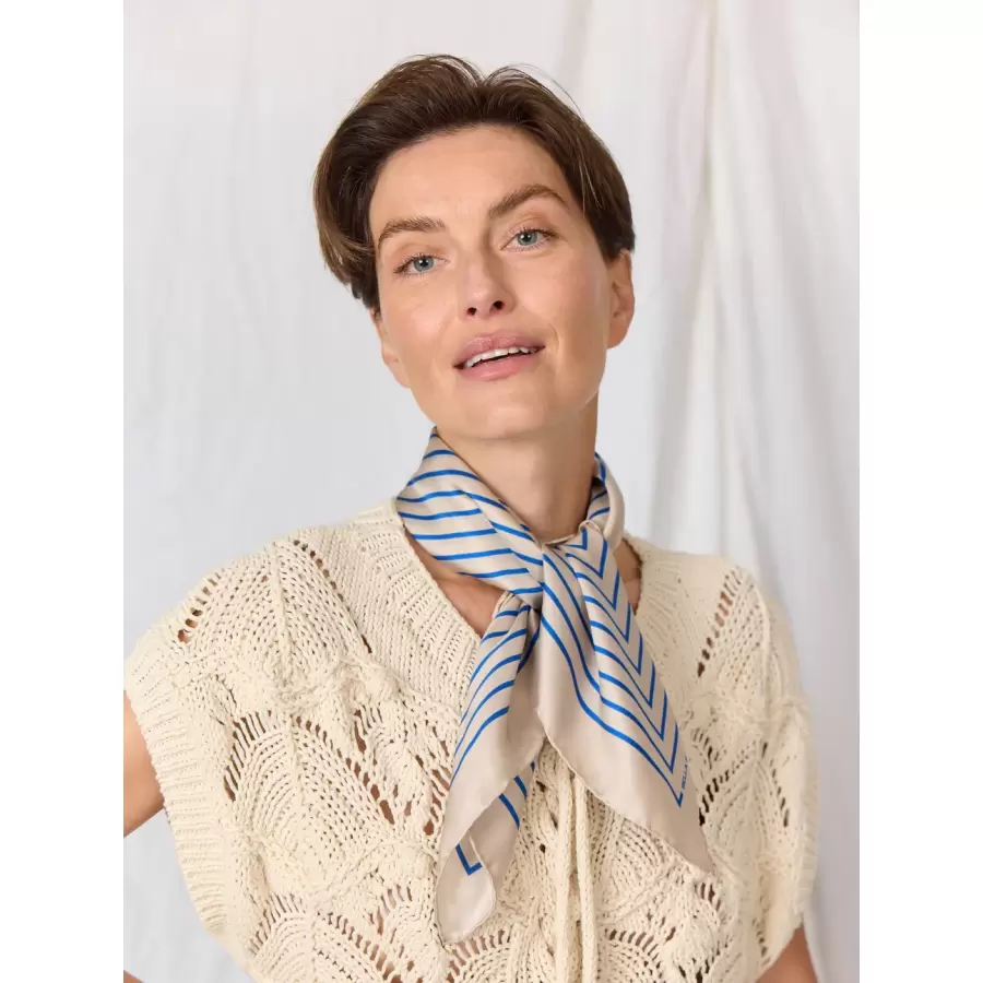 Bella Ballou - Silketørklæde Graphic Stripes