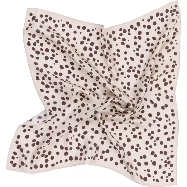 Bella Ballou - Tørklæde Dots, Creme/Brun