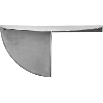 House Doctor - Sidebord Mega, Børstet Sølvfinish