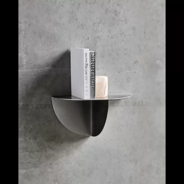 House Doctor - Sidebord Mega, Børstet Sølvfinish