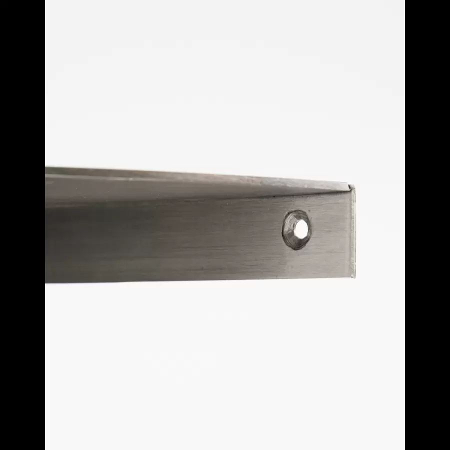 House Doctor - Side table, HDMega, Brushed silver finish