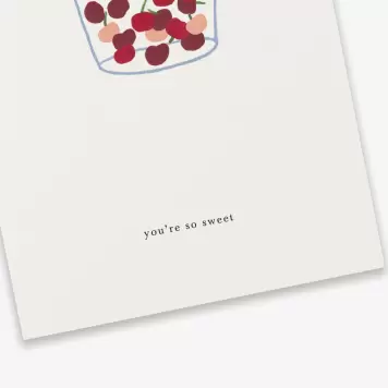 KARTOTEK - Lejlighedskort Cherries (you're so sweet)