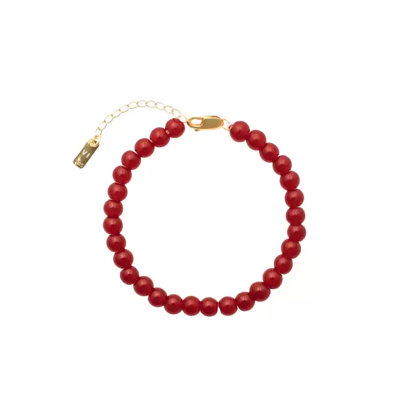House of Vincent - Armbånd Candy Coral Small, Berry