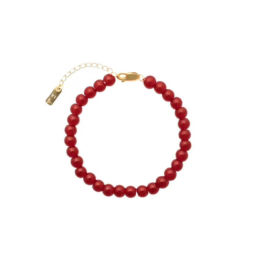 House of Vincent - Armbånd Candy Coral Small, Berry