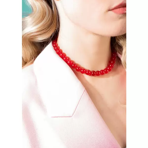 House of Vincent - Halskæde Candy Coral M, Berry