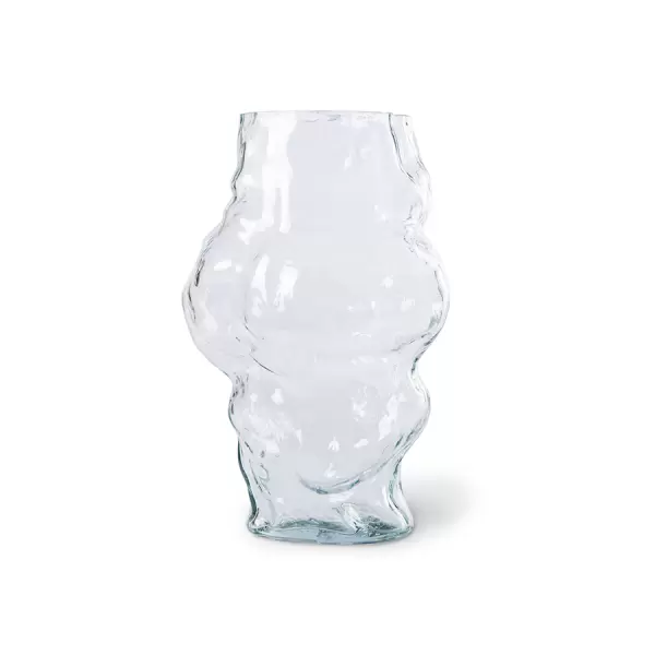 HK living - Cloud Vase Høj, Klart Glas