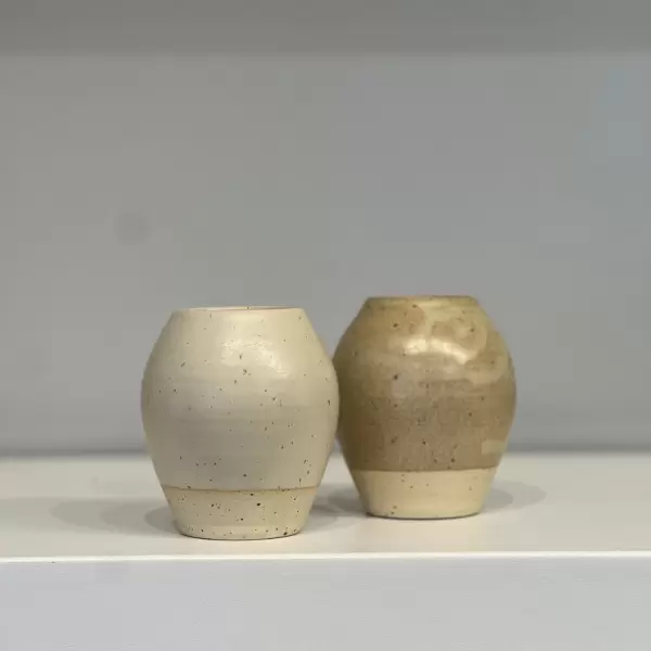 Vangs Keramiske Værksted - Keramik vase brun