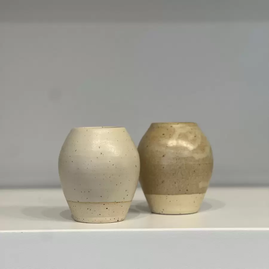 Vangs Keramiske Værksted - Keramik vase brun
