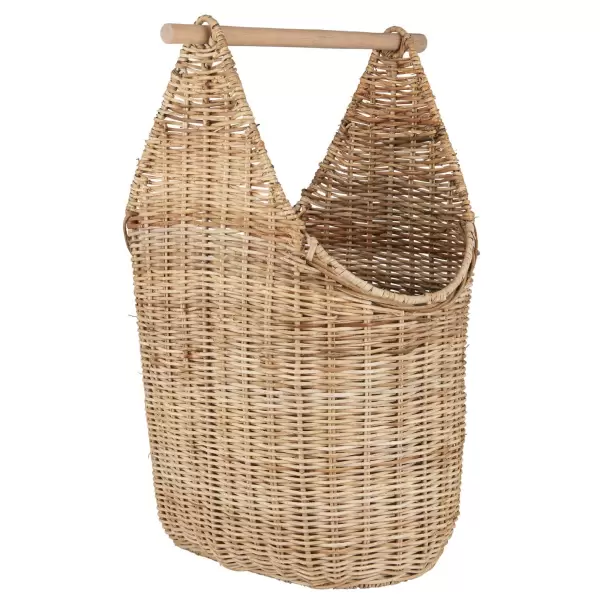 Ib Laursen - Kurv m/toiletpapirholder, grå rattan