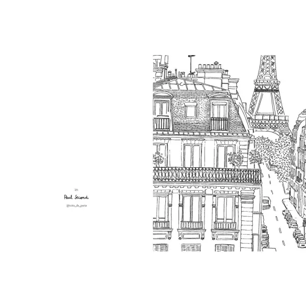 New Mags - Paris Colouring Book - Zoé De Las Cases