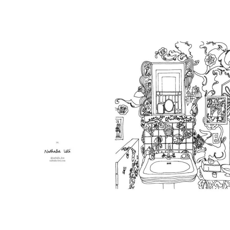 New Mags - Chez Moi Colouring Book - Zoé De Las Cases