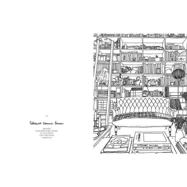 New Mags - Chez Moi Colouring Book - Zoé De Las Cases