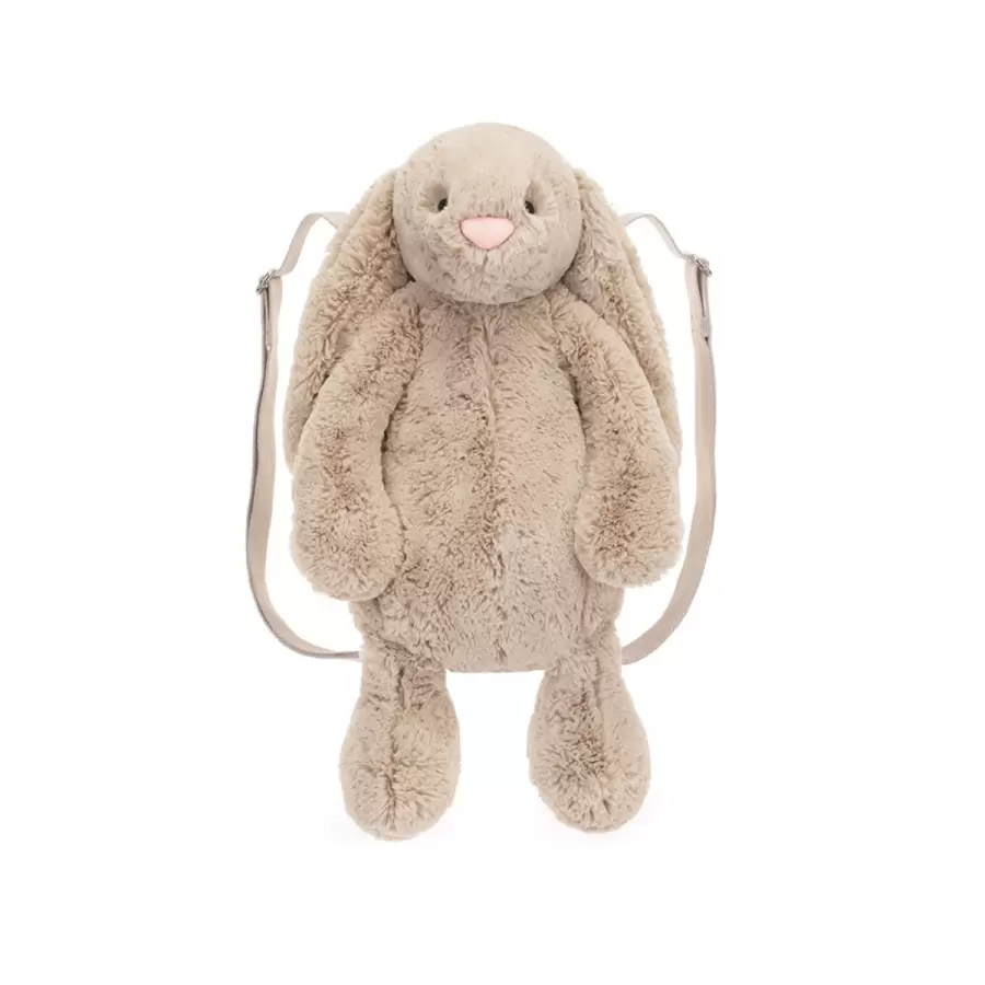 Jellycat - Rygsæk Kanin, Beige Bashful