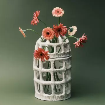 Serax - Vase Pique-Fleurs White Rosie Serax - Vase Pique-Fleurs White Rosie