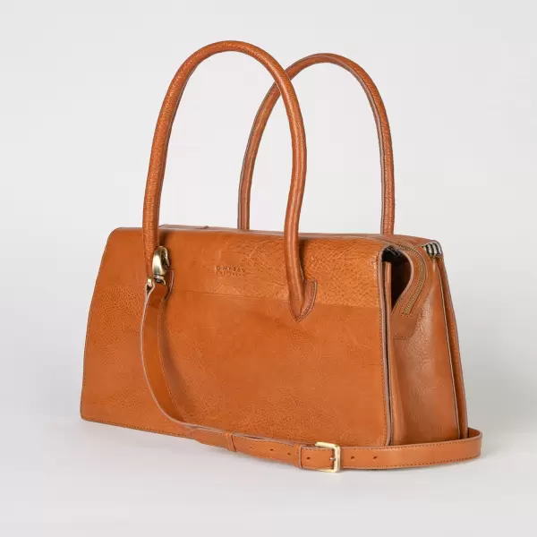 O My Bag - Arbejdstaske Kate, Cognac Stromboli Leather