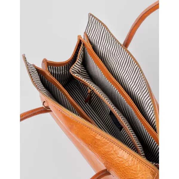 O My Bag - Arbejdstaske Kate, Cognac Stromboli Leather