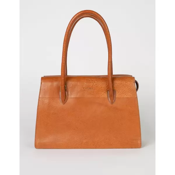 O My Bag - Arbejdstaske Kate, Cognac Stromboli Leather