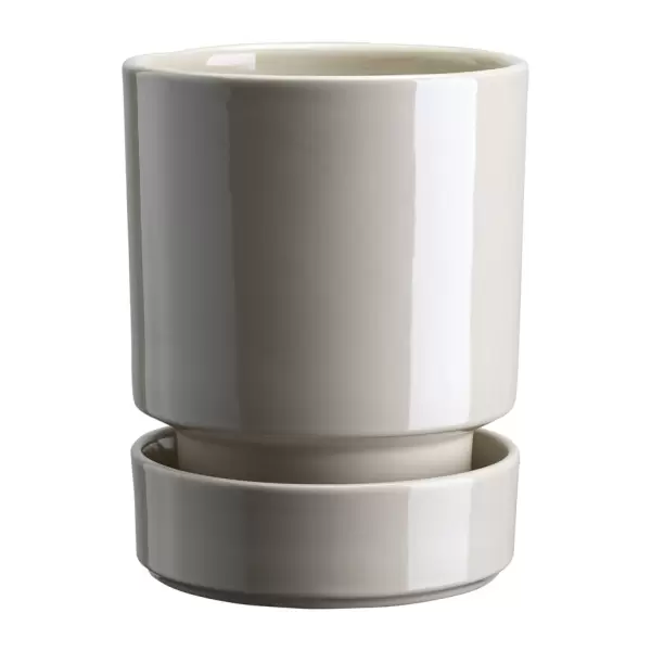 Bergs Potter - Hoff GLASERET Sandstone, Ø16 cm, sæt