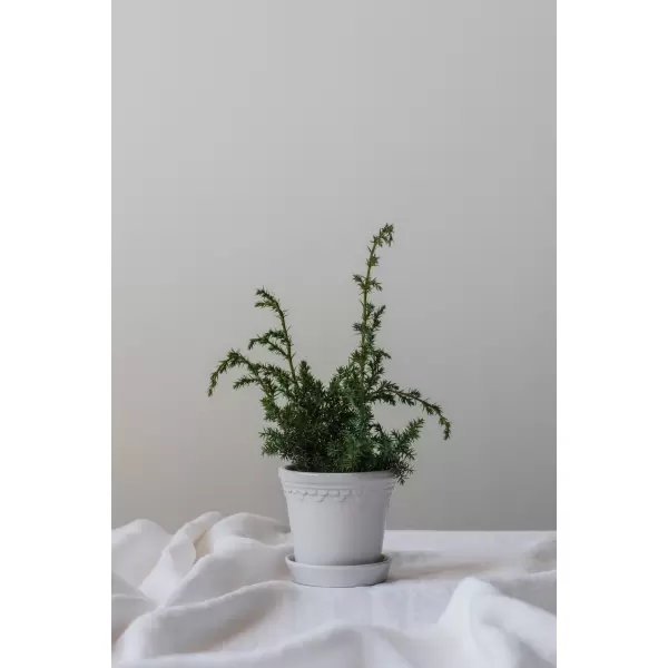 Bergs Potter - Sæt, Ø12, Københavner GLASERET Mineral White