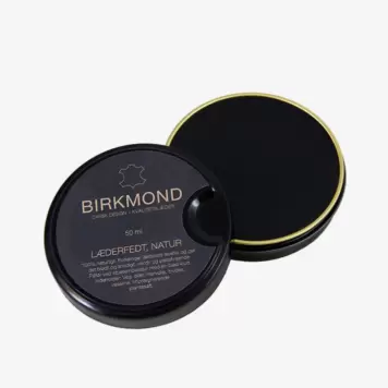 Birkmond - Læderfedt, Sort Birkmond - Læderfedt, Sort