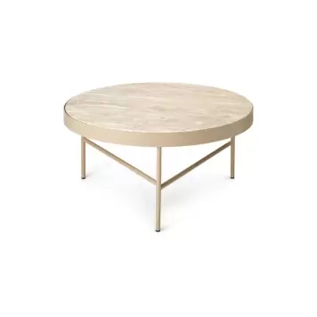 Ferm Living - Travertine Table Large, Cashmere - Hent selv Ferm Living - Travertine Table Large, Cashmere - Hent selv