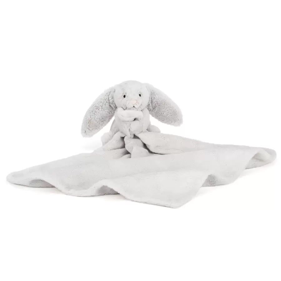 Jellycat - Nusseklud Bashful Silver Bunny